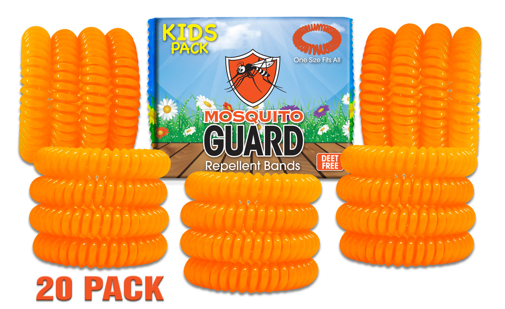 Mosquito Guard Kids Spiral Repellent Bands (20 Pack)