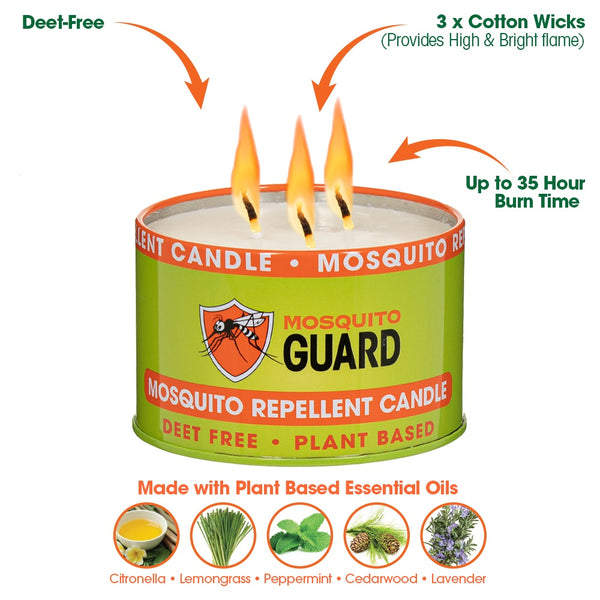 Mosquito Guard Repellent Candle (12 Oz)